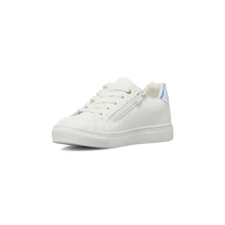 Sneakers da Bambina bianche con fiori e paillettes scintillanti Dieci Baci