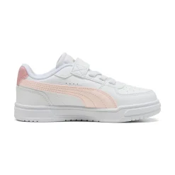 Sneakers da bambina bianche con dettagli rosa Caven III Puma AC+ PS