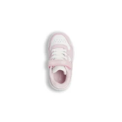 Sneakers da Bambina bianche e rosa con glitter e velcro Champion