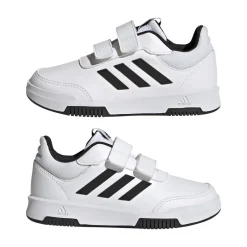 Sneakers da bambina primi passi bianche con dettagli neri adidas Tensaur Sport 2.0 CF K