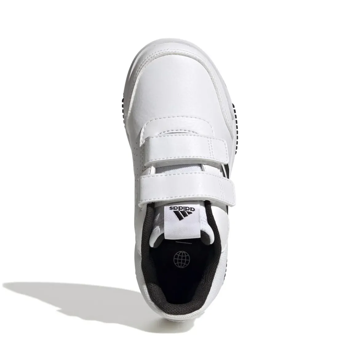 Sneakers da bambina primi passi bianche con dettagli neri adidas Tensaur Sport 2.0 CF K
