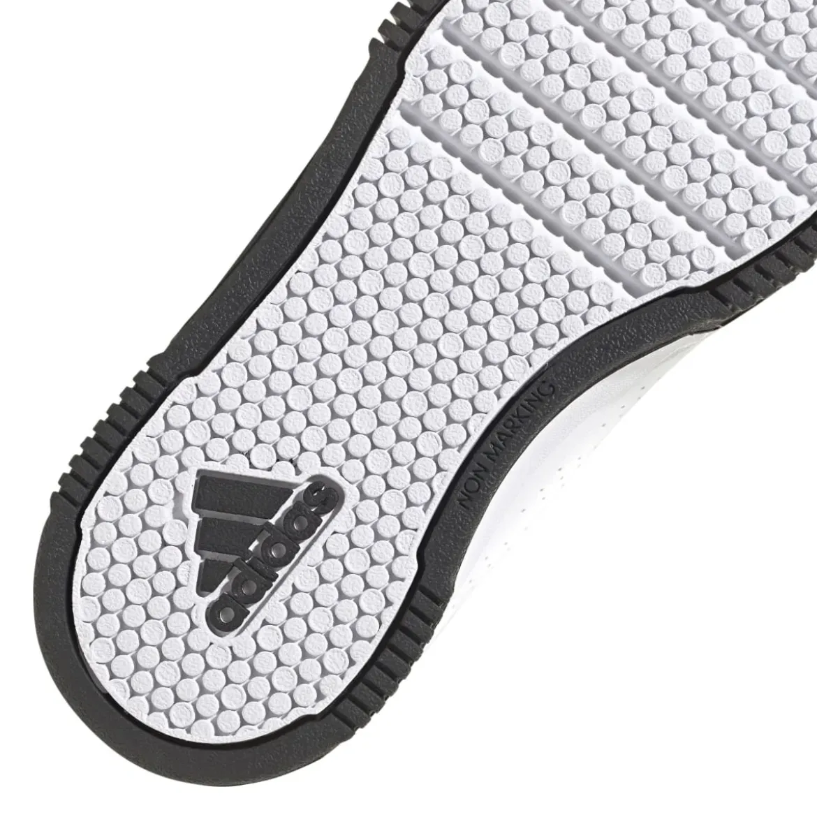 Sneakers da bambina primi passi bianche con dettagli neri adidas Tensaur Sport 2.0 CF K