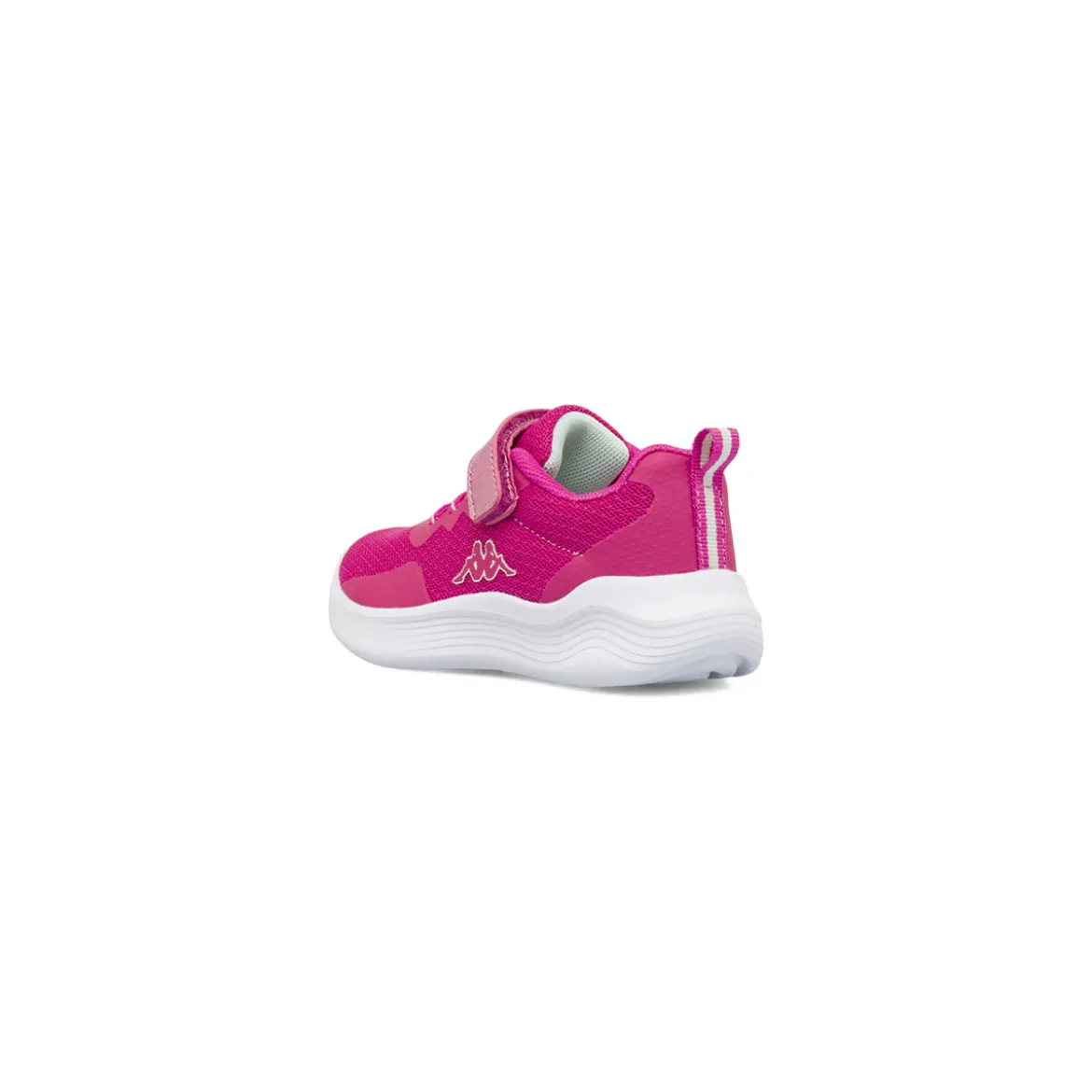 Sneakers da bambina Primi Passi Kappa fucsia con chiusura a strappo