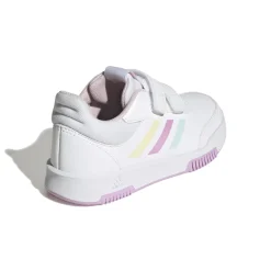 Sneakers da bambina primi passi bianche con dettagli multicolore adidas Tensaur Sport 2.0 CF K