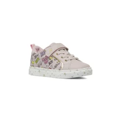 Sneakers da bambina rosa con stampa graffiti Dieci Baci