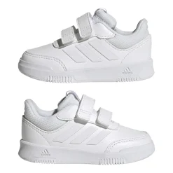 Sneakers da bambino bianche e grigie con logo adidas Tensaur Sport 2.0 CF I