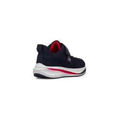 Sneakers da bambino blu in mesh blu navy con dettagli a contrasto Nautica