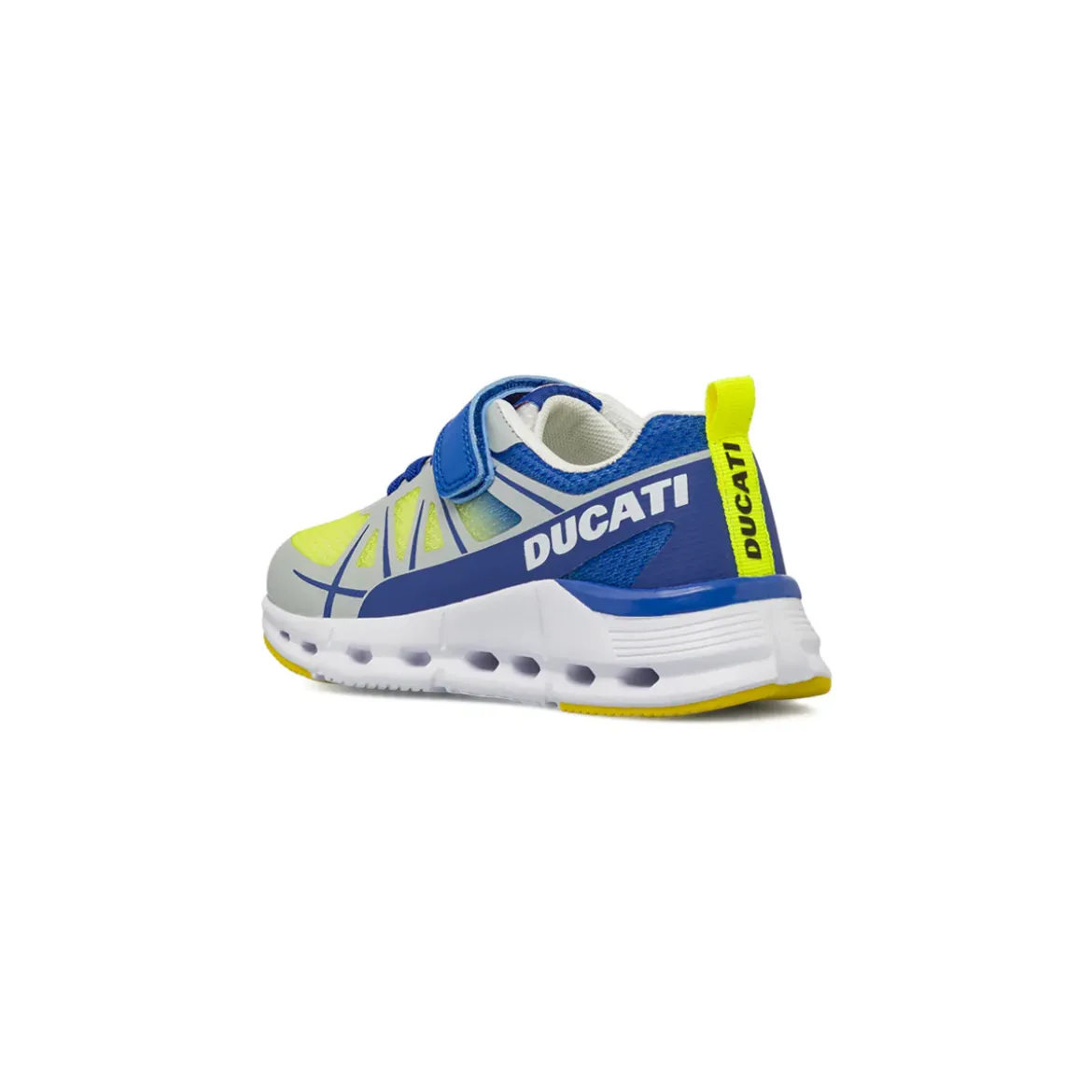 Sneakers da Bambino Gialle con dettagli blu Ducati