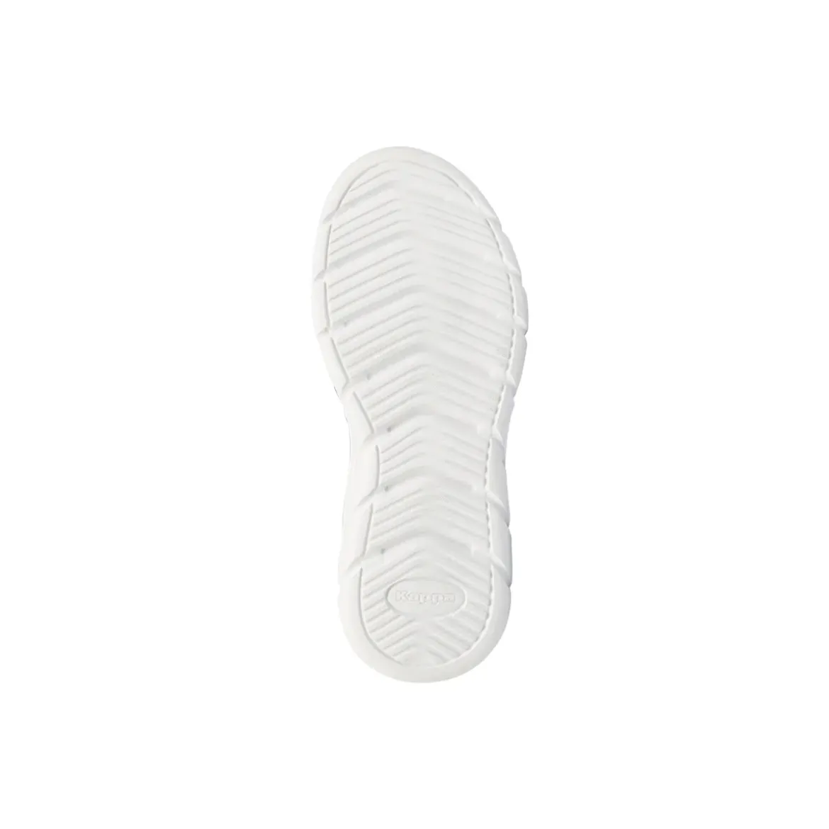Sneakers da bambino Kappa blu e argento con strappo in velcro