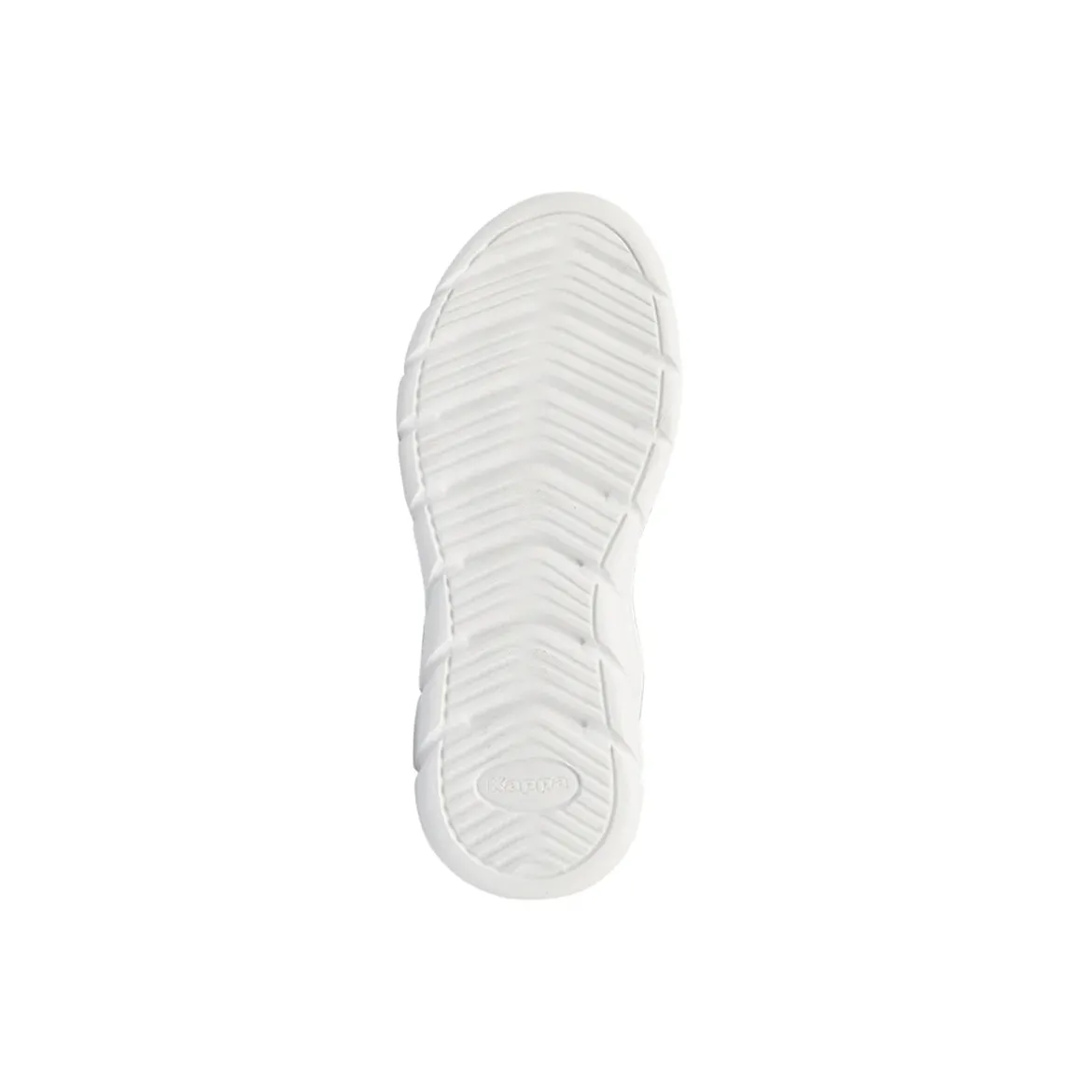 Sneakers da bambino Kappa verdi militare in mesh con strappo in velcro