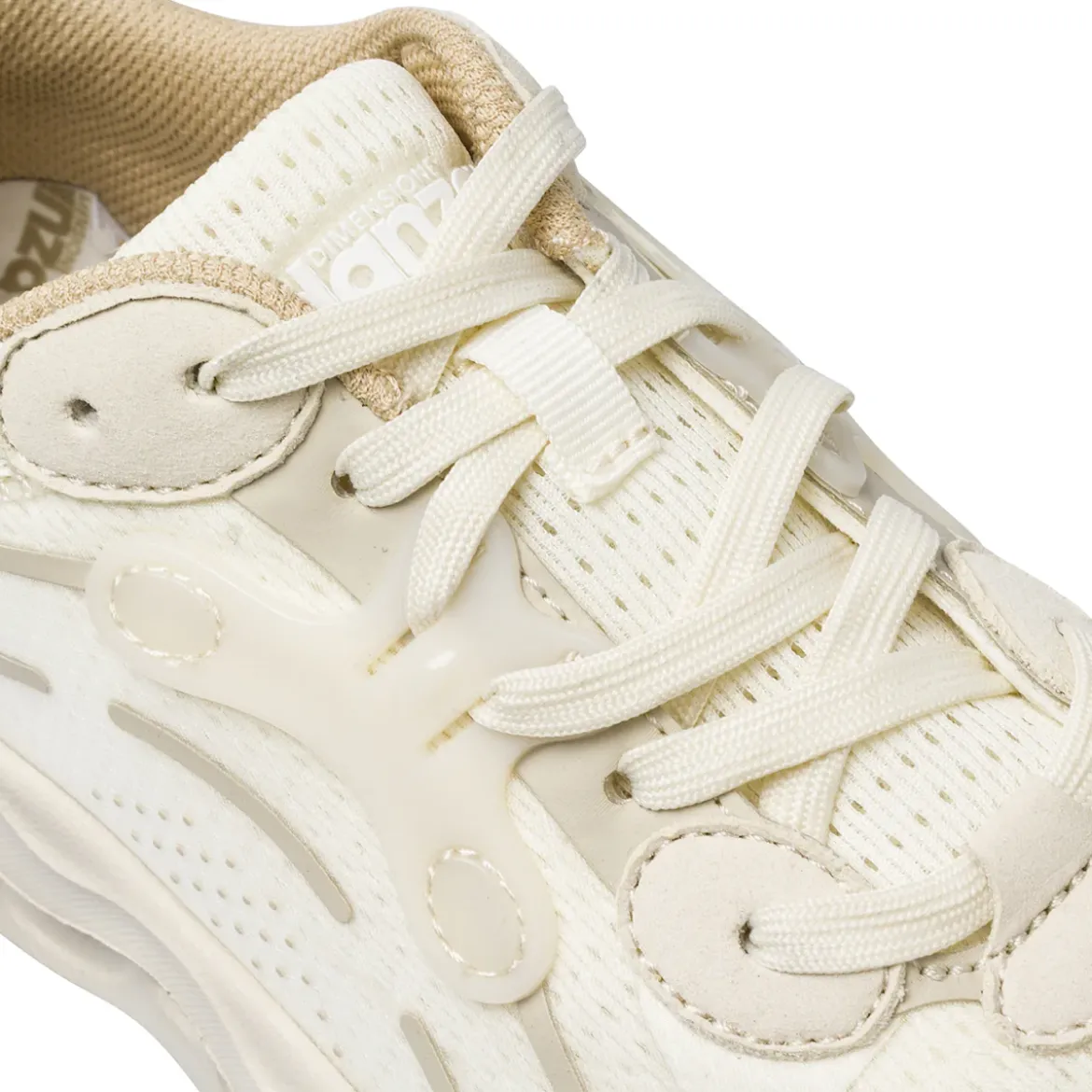 Sneakers da donna bianche con suola ammortizzata Dimensione Danza