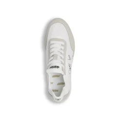 Sneakers da donna bianche in tessuto con dettagli scamosciati Dimensione Danza