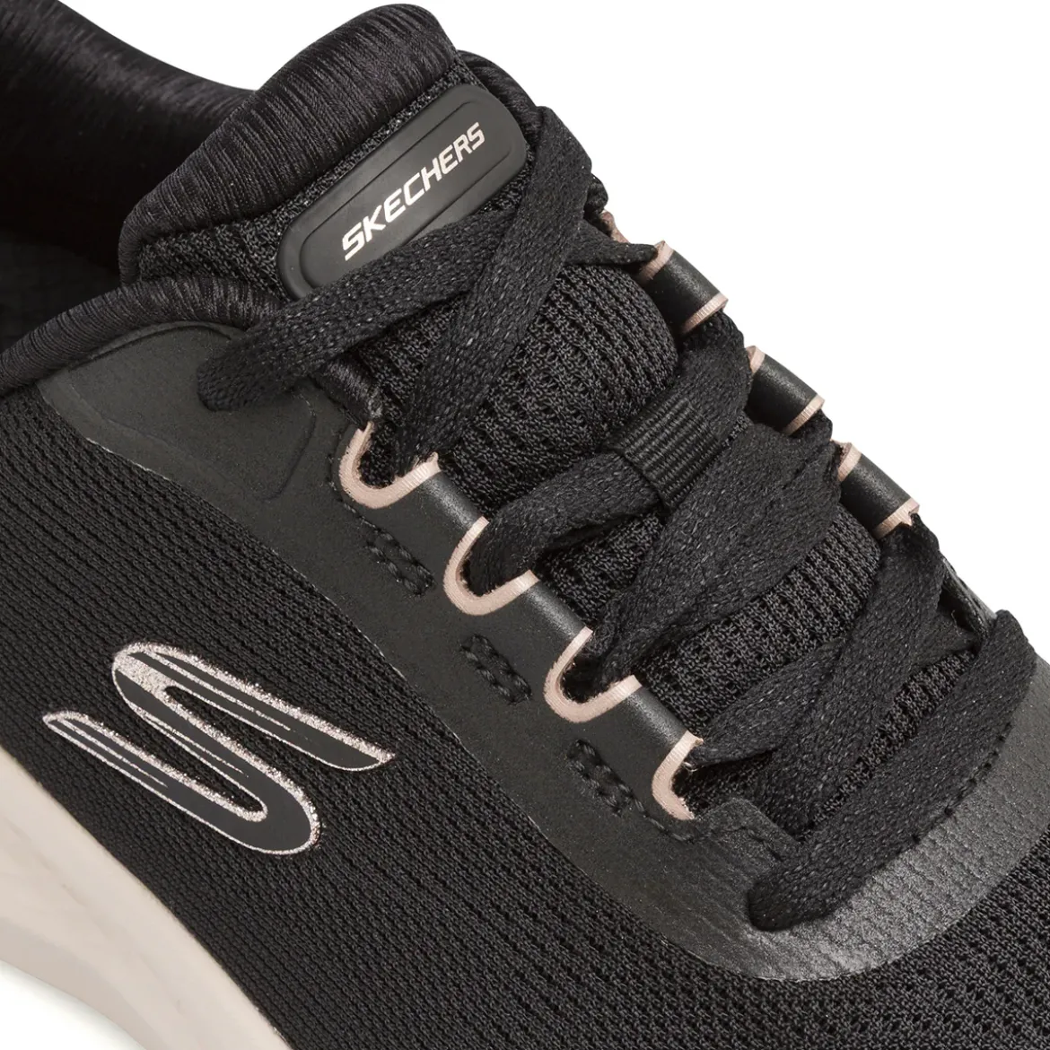 Sneakers da Donna nere con inserti glitter Skechers SKECH-LITE PRO 2.0