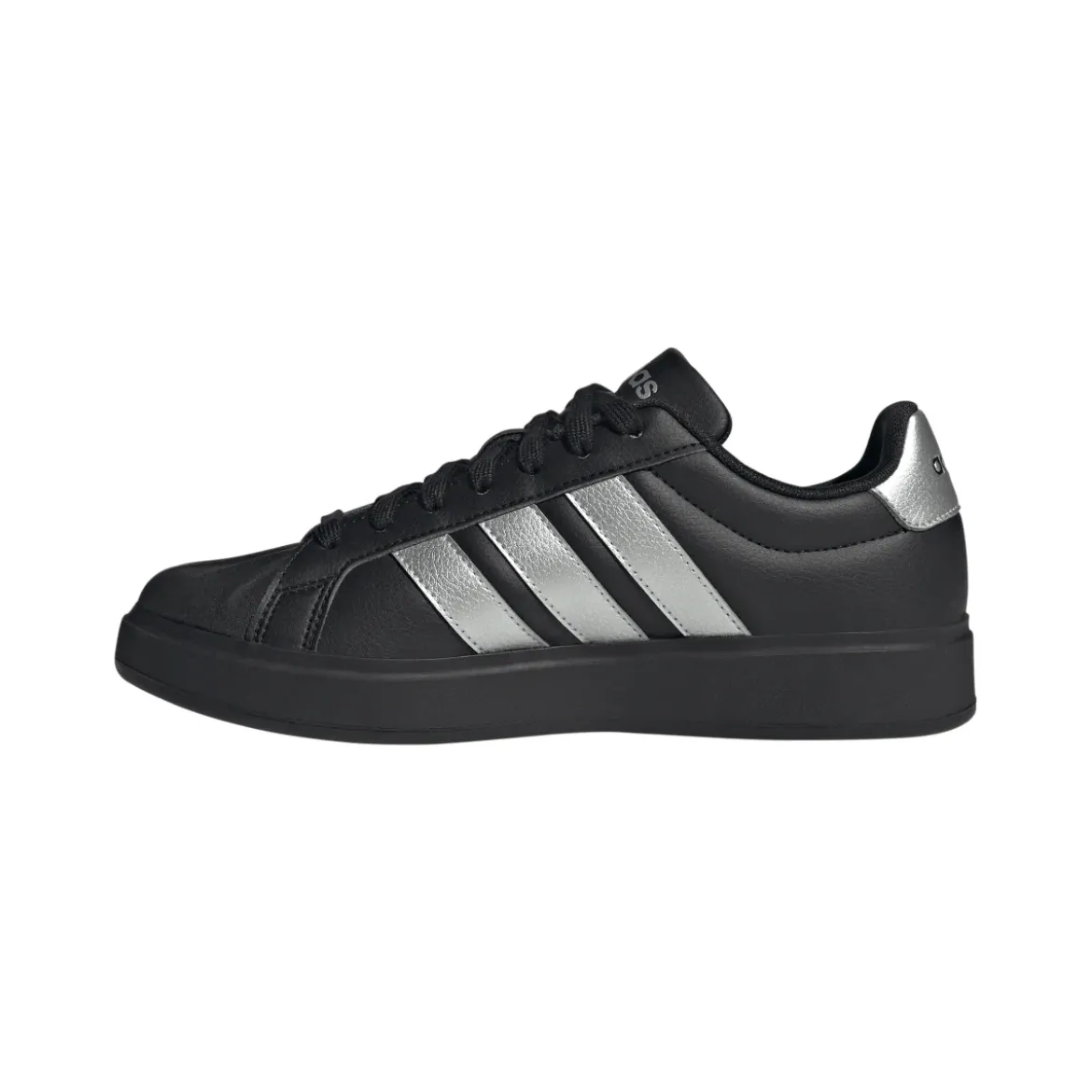 Sneakers da Donna nere con strisce laterali argento adidas STREETTALK