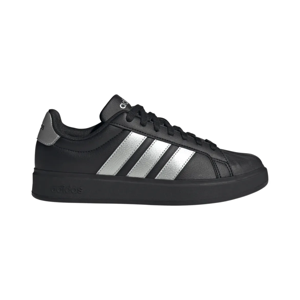 Sneakers da Donna nere con strisce laterali argento adidas STREETTALK