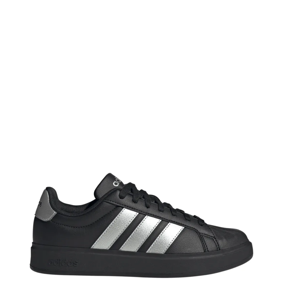 Sneakers da Donna nere con strisce laterali argento adidas STREETTALK
