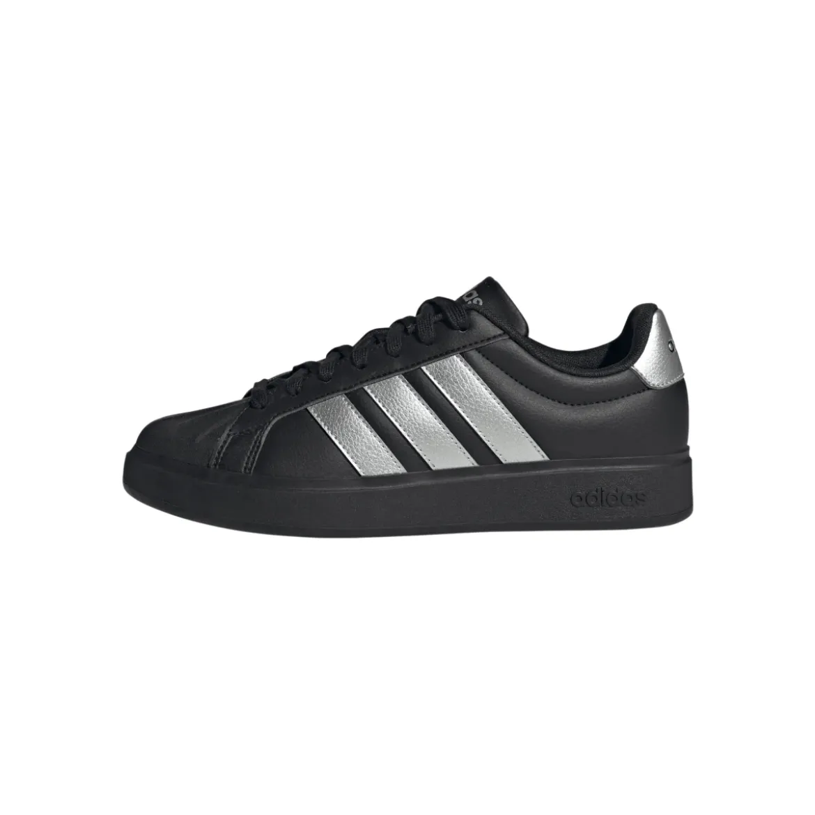 Sneakers da Donna nere con strisce laterali argento adidas STREETTALK