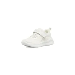 Sneakers da Primi Passi bambina Kappa bianche con strappo in velcro