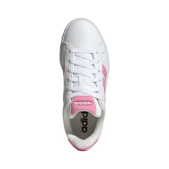 Sneakers da ragazza bianche adidas Grand Court 3.0 con dettagli rosa