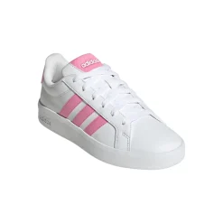 Sneakers da ragazza bianche adidas Grand Court 3.0 con dettagli rosa