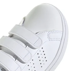 Sneakers da ragazzo bianche con dettagli verdi Advantage Base 2.0 adidas
