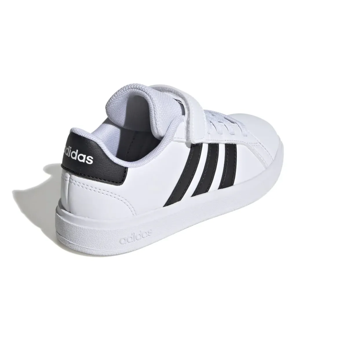 Sneakers da ragazzo bianche e nere adidas Grand Court 2.0