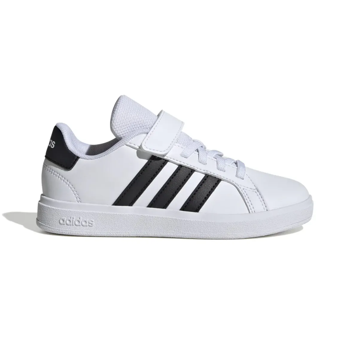 Sneakers da ragazzo bianche e nere adidas Grand Court 2.0
