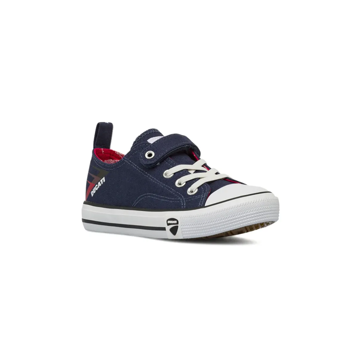 Sneakers da Ragazzo blu con dettagli rossi Ducati