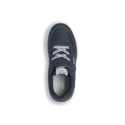 Sneakers da Ragazzo blu Gas con chiusura in velcro e dettagli bianchi