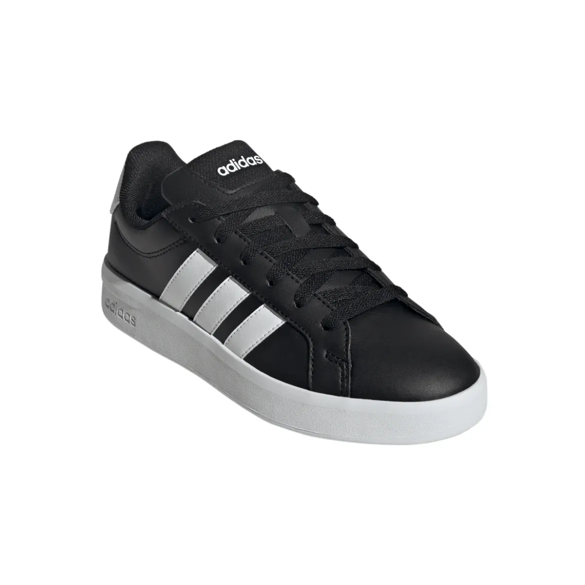 Sneakers da Ragazzo nere con dettagli bianchi adidas Grand Court 3.0
