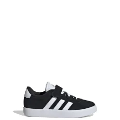 Sneakers da ragazzo nere e bianche con logo adidas VL Court 3.0