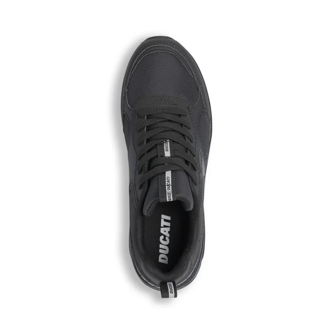 Sneakers da ragazzo nere modello sportivo con lacci Ducati