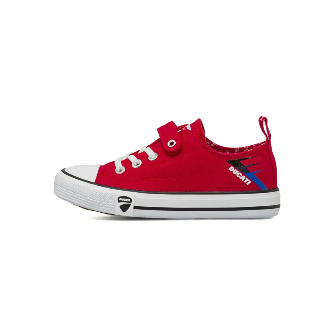 Sneakers da Ragazzo rosse con punta bianca Ducati
