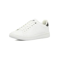 Sneakers da uomo bianche con logo in rilievo Ducati