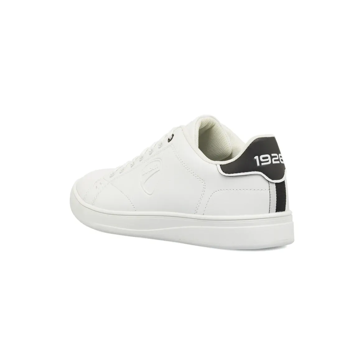 Sneakers da uomo bianche con logo in rilievo Ducati