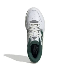 Sneakers da uomo bianche e blu con logo adidas Court 24