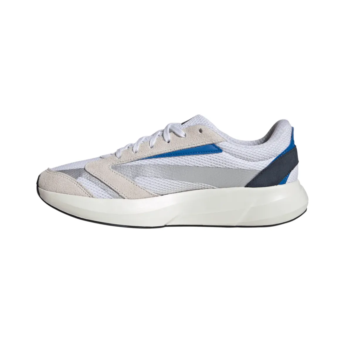 Sneakers da uomo bianche effetto scamosciato adidas LIGHTSHIFT 2.0