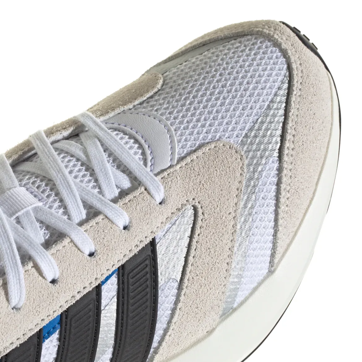Sneakers da uomo bianche effetto scamosciato adidas LIGHTSHIFT 2.0