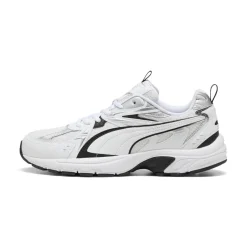 Sneakers da Uomo bianche in mesh con inserti argento Puma Milenio tech