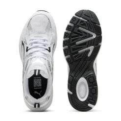 Sneakers da Uomo bianche in mesh con inserti argento Puma Milenio tech