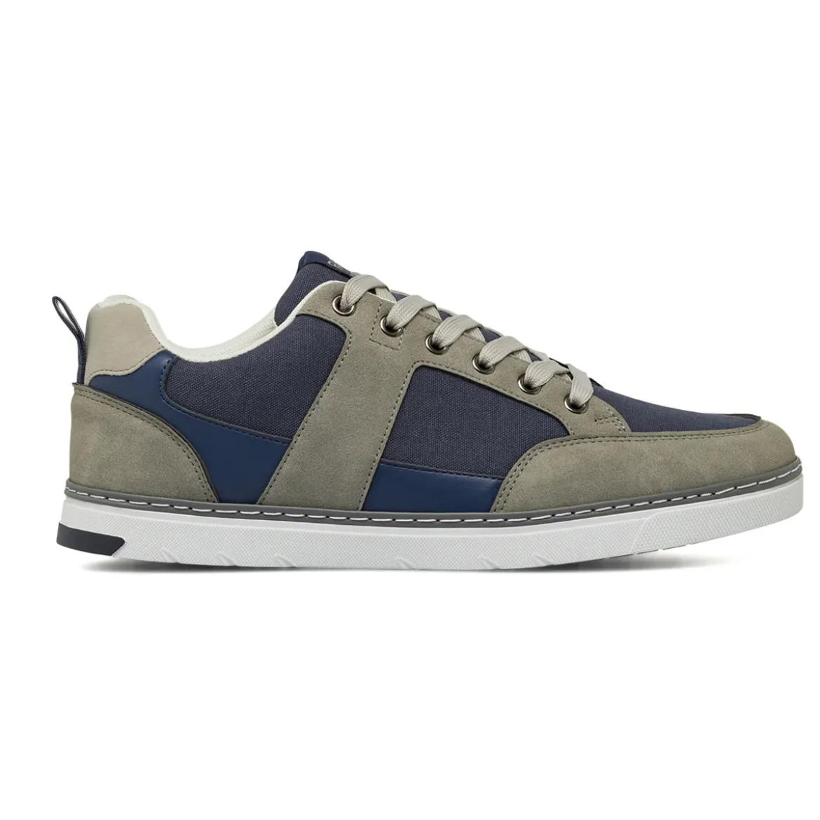 Sneakers da Uomo blu con effetto scamosciato Riflessi Urbani