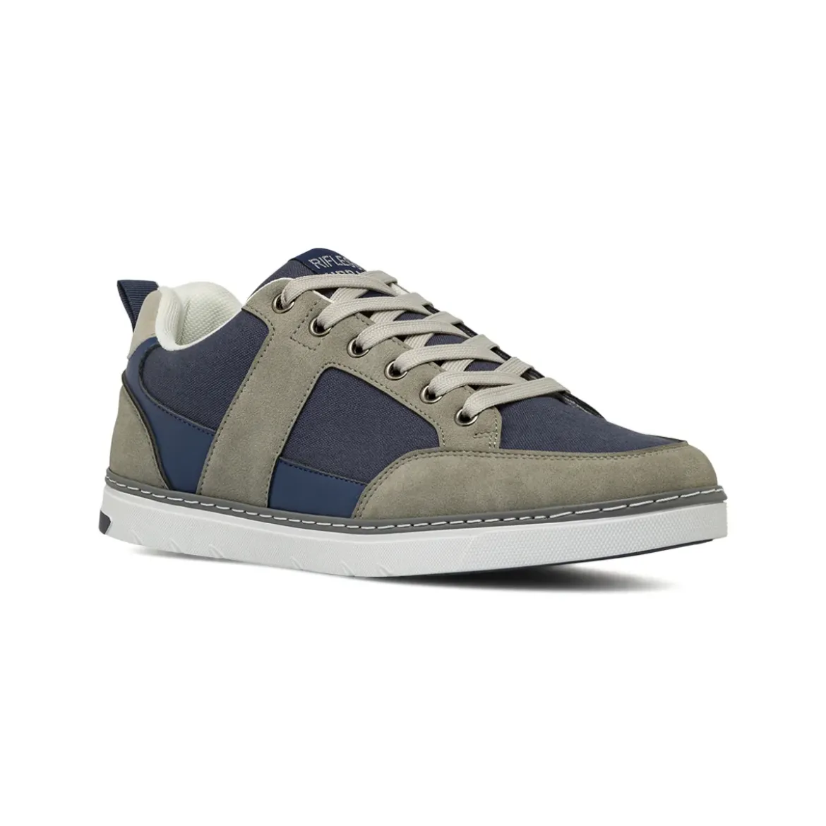 Sneakers da Uomo blu con effetto scamosciato Riflessi Urbani