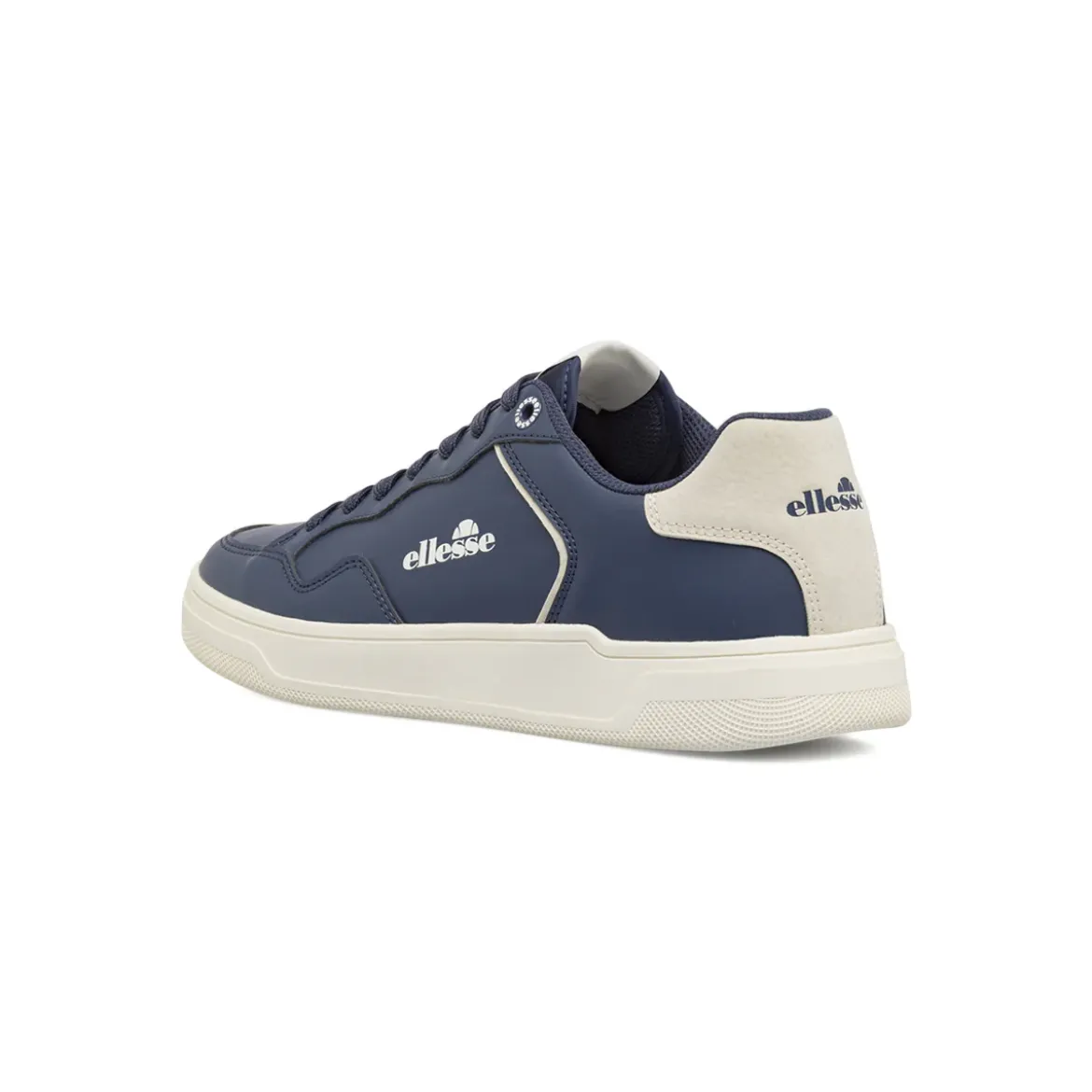 Sneakers da uomo blu Ellesse stile casual retrò con suola bianca