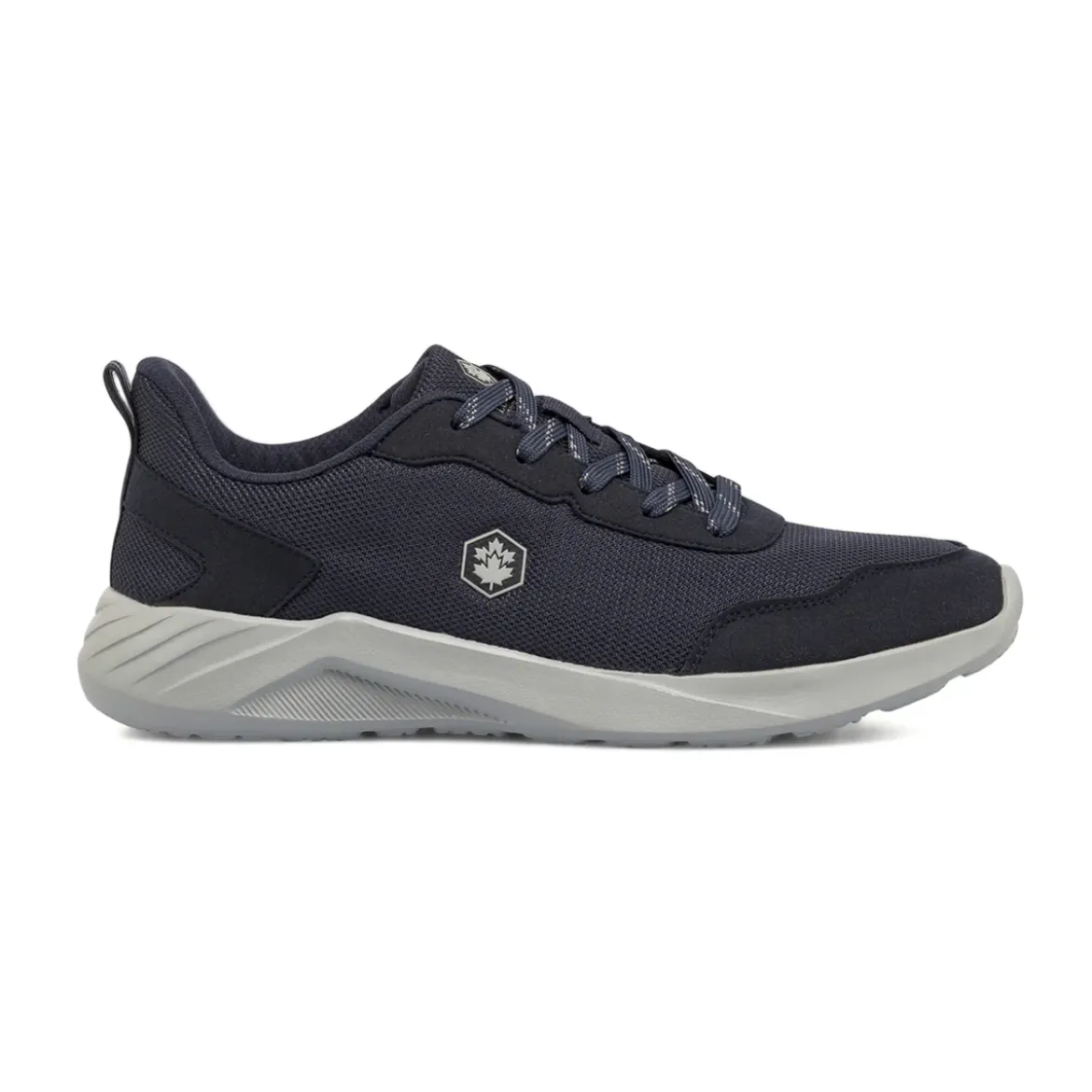Sneakers da Uomo blu in mesh ed effetto scamosciato Lumberjack