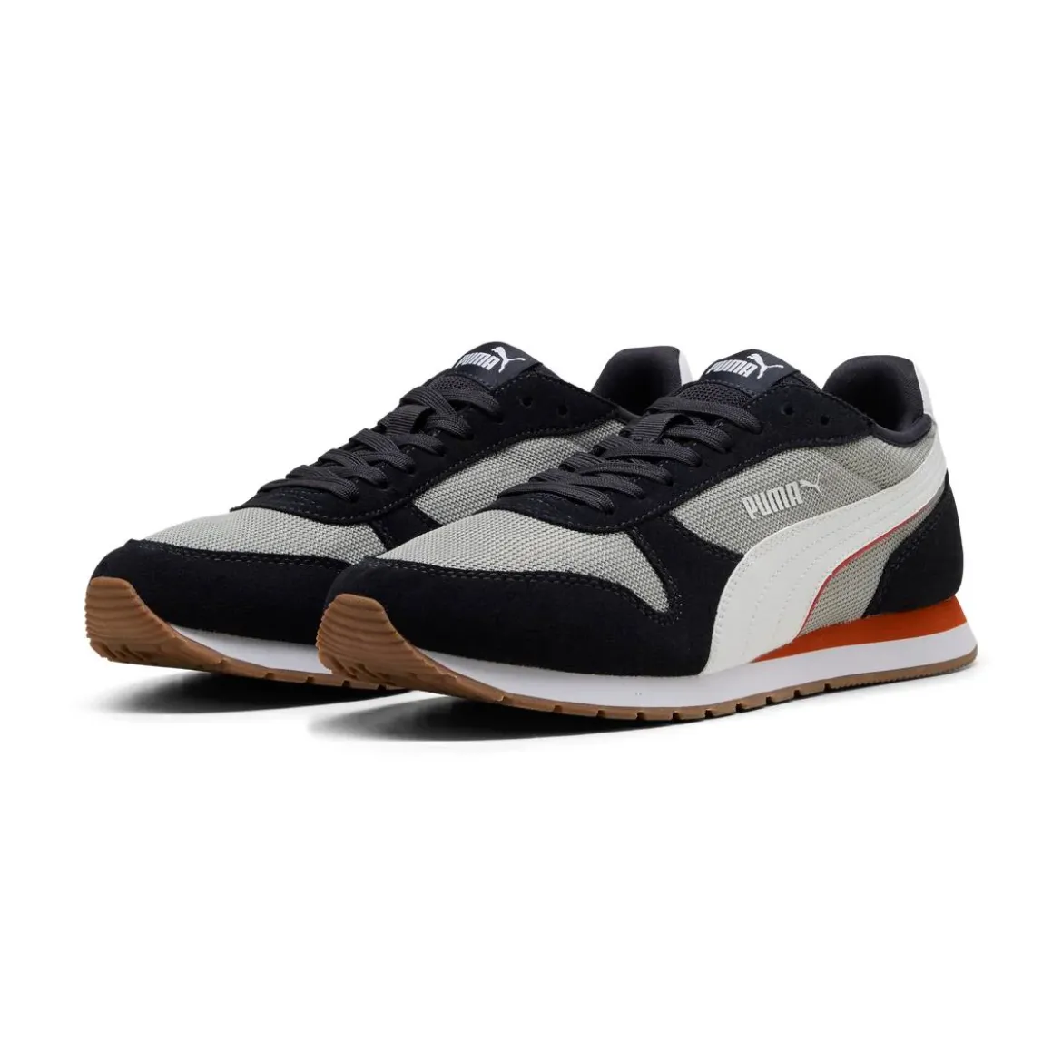 Sneakers da Uomo grigie con inserti blu effetto scamosciato Puma MILER