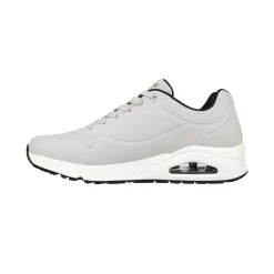Sneakers da uomo grigie con suola ad aria Skechers Uno