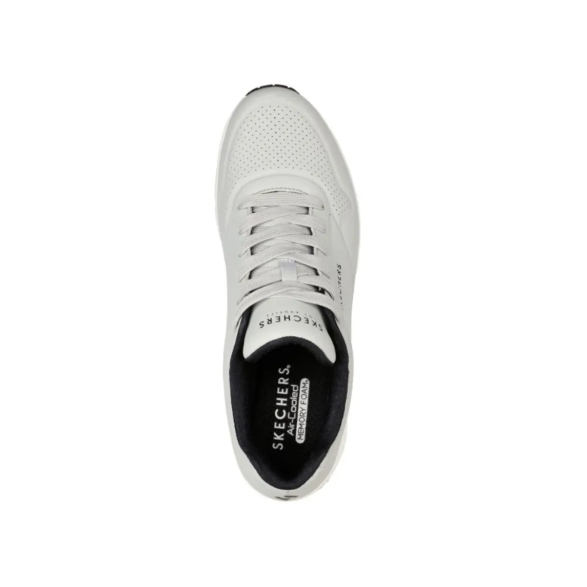Sneakers da uomo grigie con suola ad aria Skechers Uno