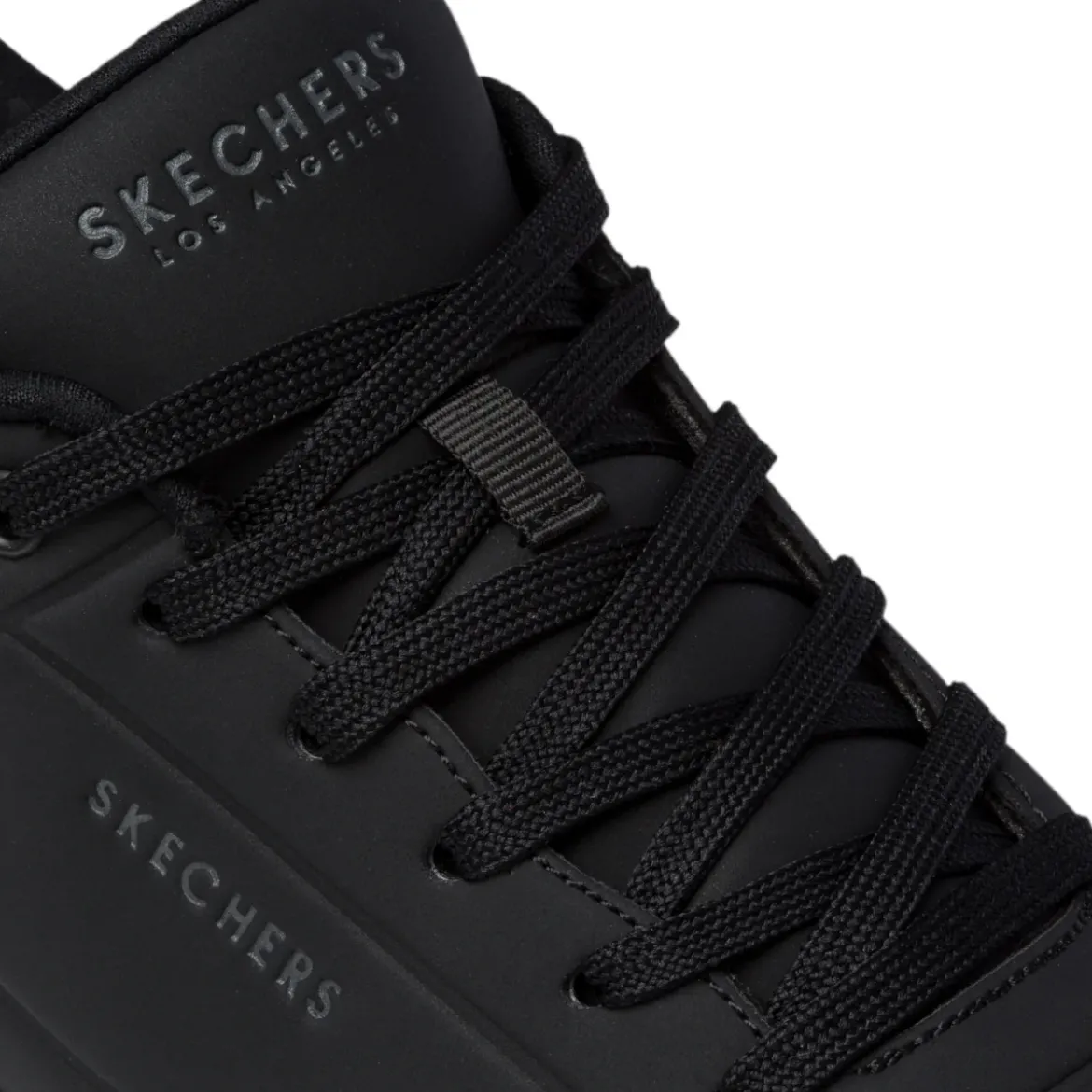 Sneakers da uomo nere con suola ad aria Skechers Uno