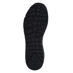 Sneakers da uomo nere con suola ad aria Skechers Uno