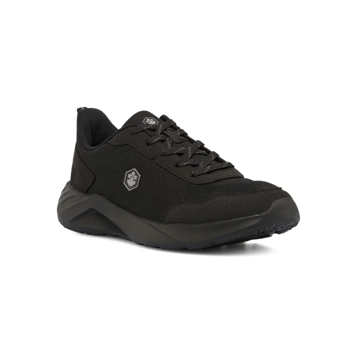 Sneakers da Uomo nere in mesh ed effetto scamosciato Lumberjack